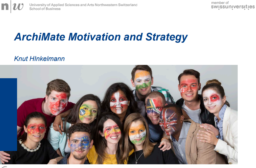 ArchiMate Motivation and Strategy – by Prof. Knut Hinkelmann