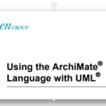 Open Group – Using the ArchiMate® Language with UML